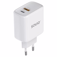 Savio LA-12 mobile device charger Universal balts AC Fast charging Indoor