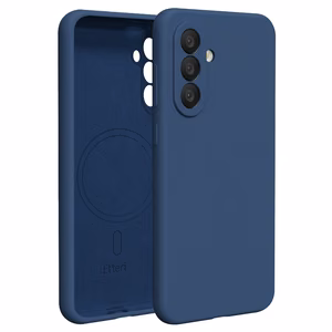 Etteri Silikona Mag maciņš priekš Samsung Galaxy A37 5G tumši zils