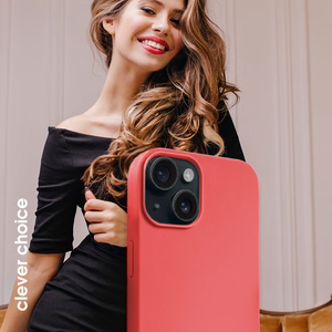 Crong Color Cover Magnetic MagSafe vāciņš ierīcei iPhone 15, rozā
