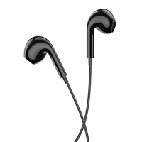 Borofone Austiņas BM100 Max Fuente ar mikrofonu Type C (DAC) melnas