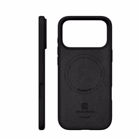 Crong Color Cover Magnetic - maciņš MagSafe iPhone 17 Pro (melns)