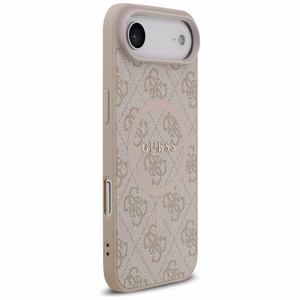 Guess 4G Ring Classic Logo MagSafe futrālis iPhone 17 Air - Rozā krāsā
