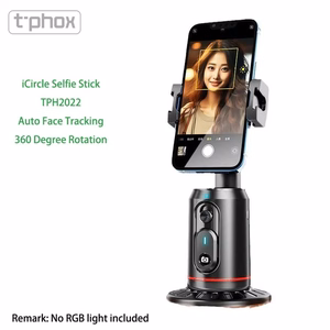 T-PHOX iCircle стабилизатор/штатив с AI 360 отслеживанием лица, черный держатель