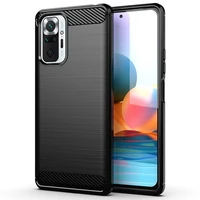 CARBON viedtālruņa apvalks XIAOMI Redmi Note 10 5G melns
