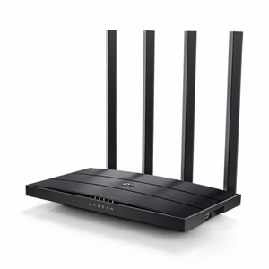 TP-Link Archer C6U bezvadu maršrutētājs Gigabit Ethernet divjoslu (2.4 GHz / 5 GHz) melns