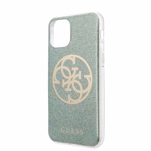 Guess GUHCN58PCUGLKA iPhone 11 Pro хаки жёсткий чехол 4G Circle Glitter