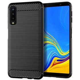 CARBON Viedtālruņa apvalks SAMSUNG A7 2018 ( A750 ) - melns