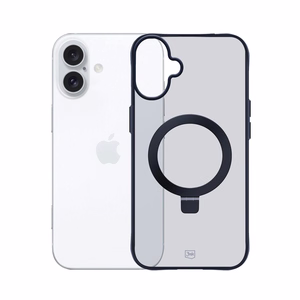 3mk Smoke viedtālruņa apvalks Mag&Stand Apple iPhone 16 plus - caurspīdīgs
