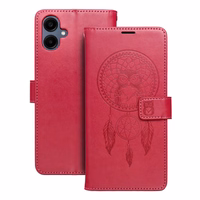 MEZZO grāmatu viedtālruņa apvalks SAMSUNG A06 sapņu ķērājs magenta