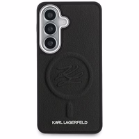 Karl Lagerfeld maciņš Embossed Ring Initials MagSafe Samsung Galaxy S26 melns
