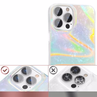 Kingxbar Shell Series grezns elegants viedtālruņa apvalks iPhone 13 Pro perlamutra-zils