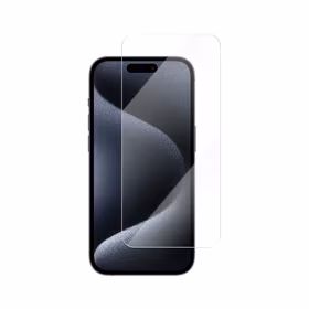 Vmax rūdīts stikls 2,5D Normal Clear Glass priekš iPhone 15 Pro 6,1";