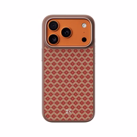 Benks Magnetic Armor Pro Armor Grid Kevlar Case Metal Frame 600D (YB69) priekš Iphone 17 Pro orange