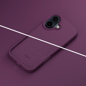 Etteri Silicone Mag maciņš iPhone 16 6,1 collu, tumšā ķiršu krāsā