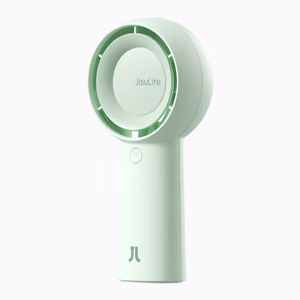 Jisulife rokas ventilators 5 Plus 4000mAh mini pūtējs pārnēsājams ventilators - zaļš