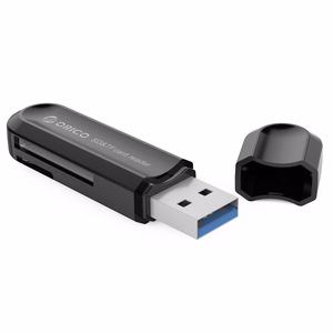 Orico CRS21 USB 3.0 SD un microSD atmiņas karšu lasītājs, melns