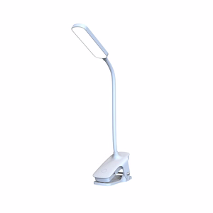 Wozinsky VT-02 Mini LED lasīšanas lampa ar klipsi un 80 cm USB-C kabeli, balta