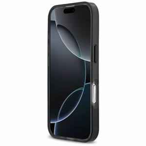 BMW M IML Metāla pogas Tricolor Lines MagSafe futrālis iPhone 17 - Pelēks