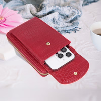 Adīts maciņš telefonam GCW12 sarkans