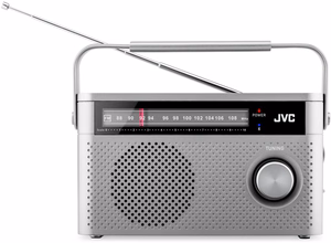 JVC RA-E315G – pārnēsājams radio, pelēks