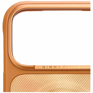 Nimmy Gentle Pets Series Dog MagSafe maciņš iPhone 17 Pro oranžs