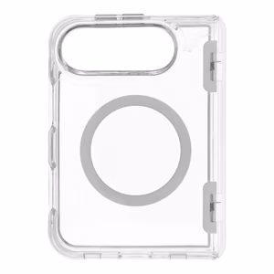 Caurspīdīgs Forcell F-Protect 4sD-i Clear 2.5 mm Premium Hinge vāciņš modelim iPhone Duo, saderīgs ar MagSafe