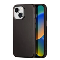 Dux Ducis Naples iPhone 14 Plus ādas apvalks (saderīgs ar MagSafe) tumši brūns