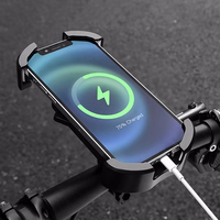 Rockbros 25210032001 Velosipēda tālruņa turētājs stūrei - melns