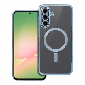 Case for Samsung A56 Electro Mag Cover compatible with MagSafe blue