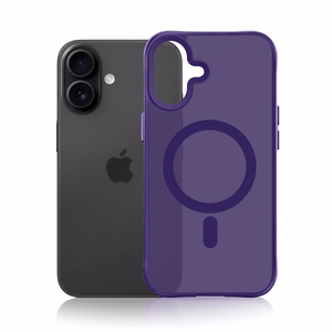 3mk Smoke MagCase for iPhone 16 - violets-translucent