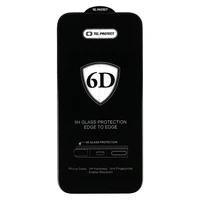 Tel Protect Full Glue 6D aizsargstikls IPHONE 13 PRO MAX melns