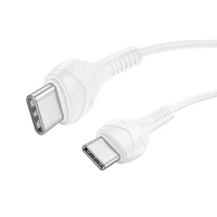 Kabelis USB C uz USB C Hoco PD 60W 1 m X37 balts