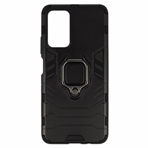 Viedtālruņa apvalks Ring Armor Case for Xiaomi Poco M4 Pro 5G - melns