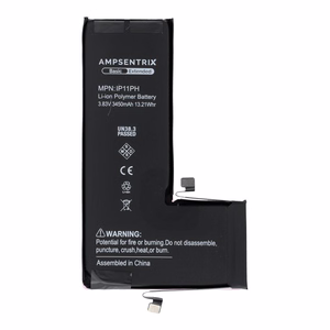 AmpSentrix Basic baterija iPhone 11 Pro (lielas ietilpības 3450 mAh)