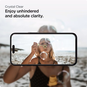 Spigen ALM Glass FC rūdītais stikls iPhone 15 Pro - melns 2 gab.