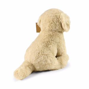 Rappa Soft Collection videi draudzīga reālistiska sēdoša labradora retrīvera plīša rotaļlieta, 23 cm