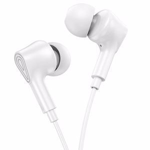 HOCO vadu austiņas Jack 3,5 mm ar mikrofonu M102 balta