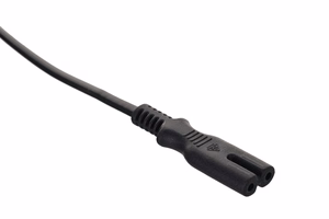 Savio CL-100 strāvas kabelis melns 1.8 m IEC Type E (3.4 mm, 3.1 mm) IEC C7