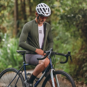 Rockbros 15220003003 ROAD TO SKY men's cycling jersey long sleeve M - green