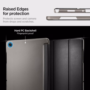 Spigen Smart Fold korpuss Samsung Galaxy Tab A9+ / A11+ - Melns