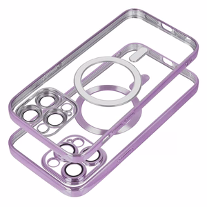 ELECTRO MAG COVER viedtālruņa apvalks saderīgs ar MagSafe iPhone 11 Pro tumši violets