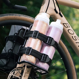 Rockbros 33210010001 priekšējais velosipēda bagāžnieks velosipēda dakšai - melns