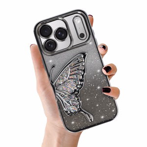 Tel Protect Butterfly Water viedtālruņa apvalks Iphone 17 Pro sudraba