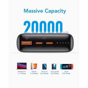Powerbank Veger T100 (W2032C-100) PD QC3.0 5A 100W 20000 mAh black