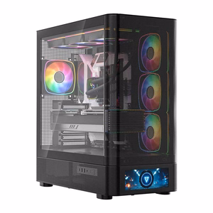 MODECOM Volcano AQ500 ARGB Midi melns