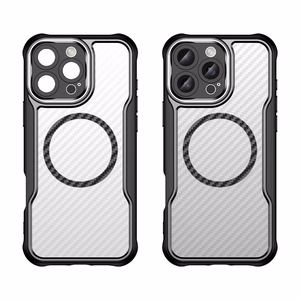 Leading Series MagSafe Silikoniskais apvalks iPhone 16 Pro - melns