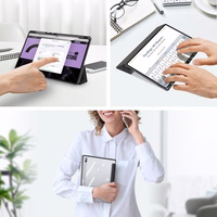 DUX DUCIS TOBY vāciņš ar zīmuļa turētāju SAMSUNG Tab S10 Ultra/S9 Ultra/S8 Ultra melns