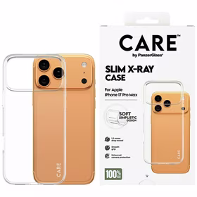 CARE by PanzerGlass Modes X-Ray Mīksts Pamata viedtālruņa apvalks iPhone 17 Pro Max - Caurspīdīgs