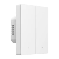 SONOFF M5-2C-80W WiFi Matter viedais sienas slēdzis (2 kanāli, rāmim)