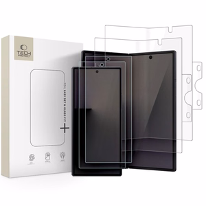 Protective set: 2x Tech-Protect Glass Fit+ tempered glass + 2x Tech-Protect Hydro Flex+ 4in1 hydrogel film for Samsung Galaxy Z Fold 8 Ultra